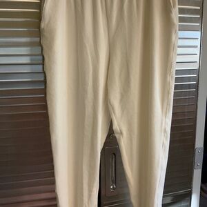 Land End knit high rise corduroy pants